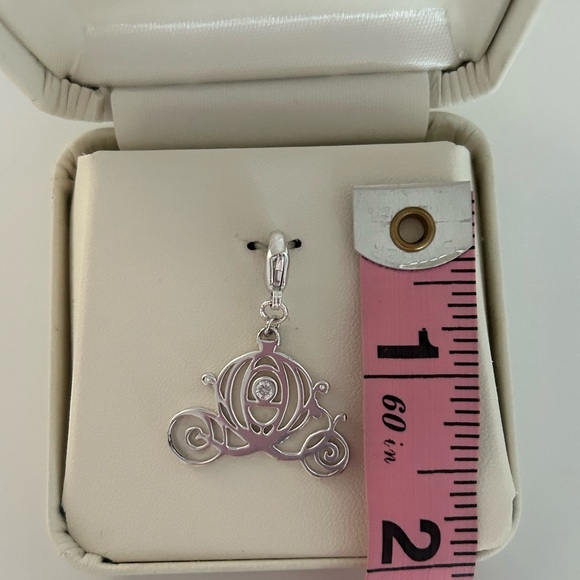 David Tutera Sterling Silver Cinderella Carriage Charm Sterling Silver BNWT - Picture 4 of 7